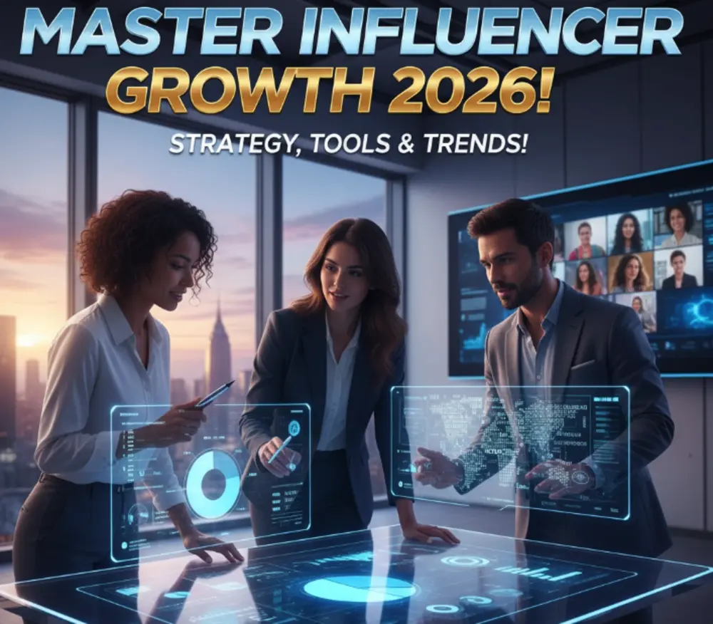 Influencer Growth Strategy 2026 – Master Influencer Marketing
