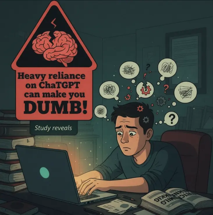 Heavy reliance on ChatGPT can make you DUMB! Study Reveal